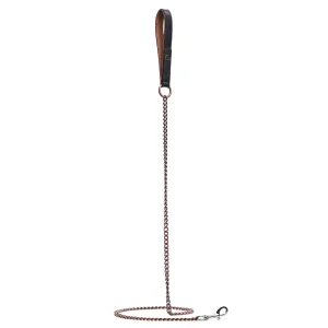 Urban Chain Leash - Black & Brown