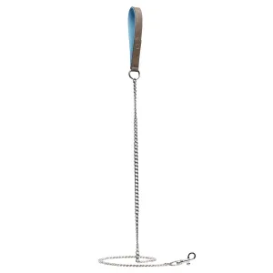 Urban Chain Leash - Sand & Baby Blue